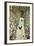 Garden Path with Chickens-Gustav Klimt-Framed Art Print