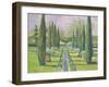 GARDEN PATH-ALLAYN STEVENS-Framed Art Print