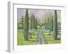 GARDEN PATH-ALLAYN STEVENS-Framed Art Print