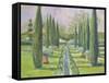 GARDEN PATH-ALLAYN STEVENS-Framed Stretched Canvas