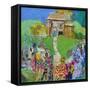 Garden Path-Sylvia Paul-Framed Stretched Canvas