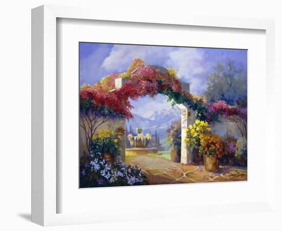 Garden Peace-Carolyne Hawley-Framed Art Print