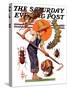 "Garden Pests," Saturday Evening Post Cover, June 4, 1932-Joseph Christian Leyendecker-Stretched Canvas