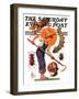 "Garden Pests," Saturday Evening Post Cover, June 4, 1932-Joseph Christian Leyendecker-Framed Giclee Print