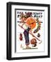 "Garden Pests," Saturday Evening Post Cover, June 4, 1932-Joseph Christian Leyendecker-Framed Giclee Print