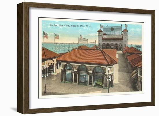 Garden Pier, Atlantic City, New Jersey-null-Framed Art Print