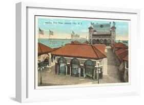 Garden Pier, Atlantic City, New Jersey-null-Framed Art Print