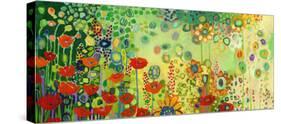 Garden Poetry-Jennifer Lommers-Stretched Canvas