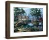 Garden Pond-Nenad Mirkovich-Framed Art Print