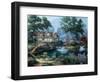 Garden Pond-Nenad Mirkovich-Framed Art Print