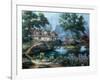 Garden Pond-Nenad Mirkovich-Framed Art Print