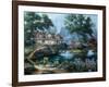 Garden Pond-Nenad Mirkovich-Framed Art Print