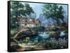 Garden Pond-Nenad Mirkovich-Framed Stretched Canvas