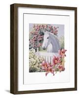 Garden Pony-K.C. Grapes-Framed Giclee Print