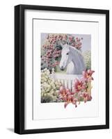 Garden Pony-K.C. Grapes-Framed Giclee Print