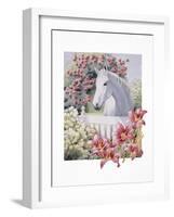 Garden Pony-K.C. Grapes-Framed Giclee Print