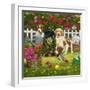 Garden Puppies-William Vanderdasson-Framed Giclee Print