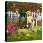 Garden Puppies-William Vanderdasson-Stretched Canvas