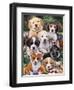 Garden Puppies-Jenny Newland-Framed Giclee Print