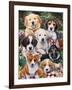 Garden Puppies-Jenny Newland-Framed Giclee Print