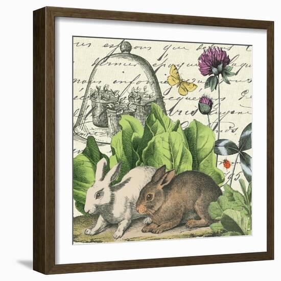 Garden Rabbit II-Wild Apple Portfolio-Framed Art Print