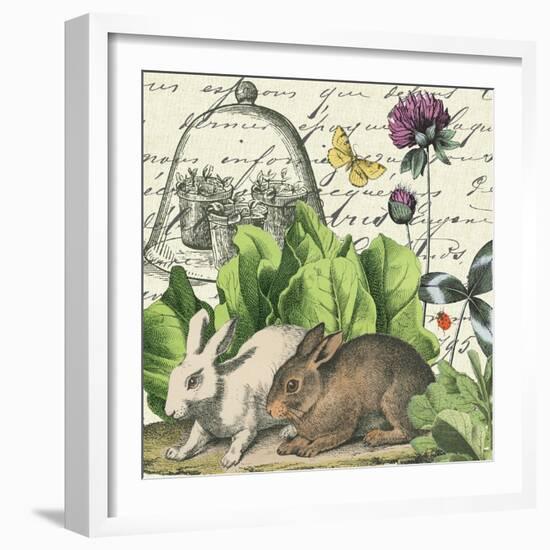 Garden Rabbit II-Wild Apple Portfolio-Framed Art Print