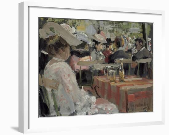 Garden Restaurant, 1906-August Heitmuller-Framed Giclee Print