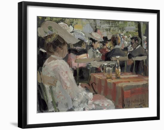 Garden Restaurant, 1906-August Heitmuller-Framed Giclee Print