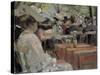 Garden Restaurant, 1906-August Heitmuller-Stretched Canvas