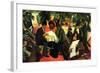 Garden Restaurant-Auguste Macke-Framed Art Print