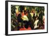 Garden Restaurant-Auguste Macke-Framed Art Print