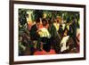 Garden Restaurant-Auguste Macke-Framed Premium Giclee Print