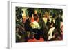 Garden Restaurant-Auguste Macke-Framed Art Print