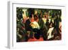 Garden Restaurant-Auguste Macke-Framed Premium Giclee Print