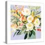 Garden Rose Bouquet I-Victoria Borges-Stretched Canvas