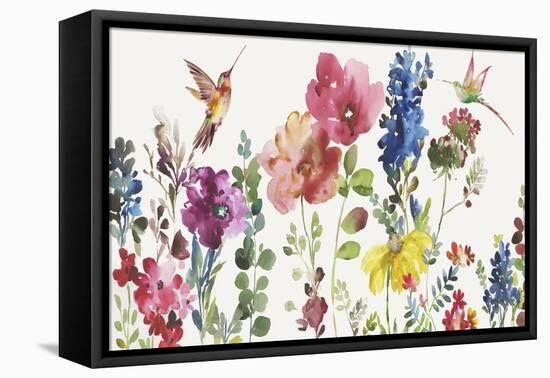 Garden Rumble-Asia Jensen-Framed Stretched Canvas