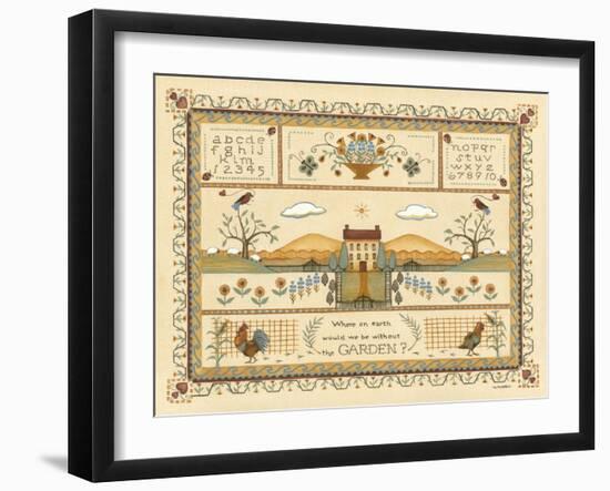 Garden Sampler I-Wendy Russell-Framed Art Print