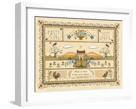 Garden Sampler I-Wendy Russell-Framed Art Print