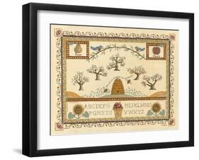 Garden Sampler II-Wendy Russell-Framed Art Print