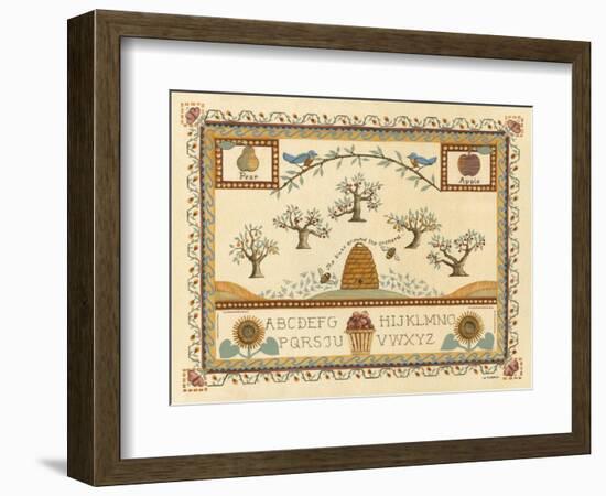 Garden Sampler II-Wendy Russell-Framed Art Print