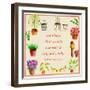 Garden Saying III-Regina Moore-Framed Art Print