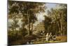 Garden Scene on the Broganza Shore, Rio de Janeiro-William Havell-Mounted Giclee Print