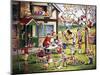 Garden Scene with Children-null-Mounted Giclee Print