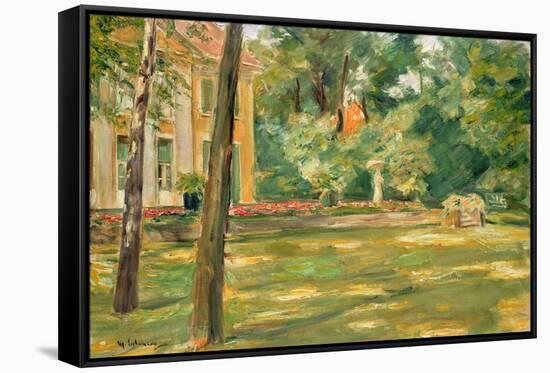 Garden Scene-Max Liebermann-Framed Stretched Canvas