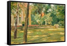 Garden Scene-Max Liebermann-Framed Stretched Canvas