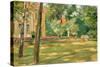 Garden Scene-Max Liebermann-Stretched Canvas