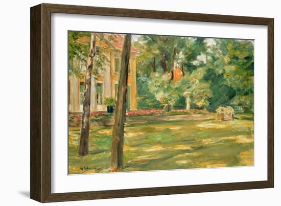 Garden Scene-Max Liebermann-Framed Giclee Print