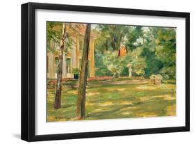 Garden Scene-Max Liebermann-Framed Giclee Print