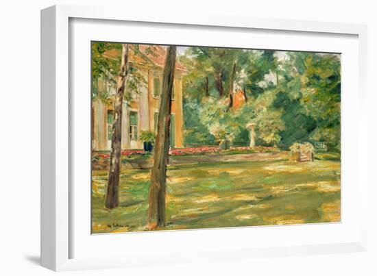 Garden Scene-Max Liebermann-Framed Giclee Print