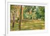 Garden Scene-Max Liebermann-Framed Giclee Print